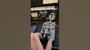 My first contact using a Morse code bug - SOTA Chaser #shortsyoutube