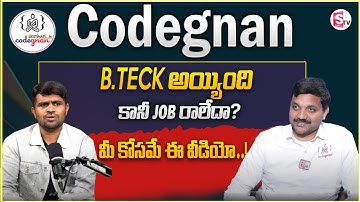 Codegnan : B.TECH done… but didn