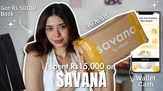 Download Lagu I Spent ₹15,000 on SAVANA by Urbanic \u0026 Got ₹5000 Back?! Huge Sale Try On Haul | Upto 70% off | MP3