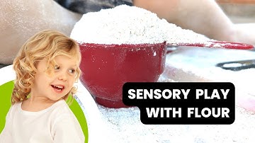 Easy Flour Sensory Play For Toddlers