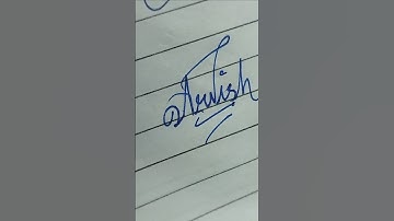 Signature and comment your name#youtubeshorts #shortvideo