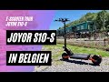 🛴 Joyor S10-S 🌍 Belgien Fahrt (2x1000W, 60V, 18AH)