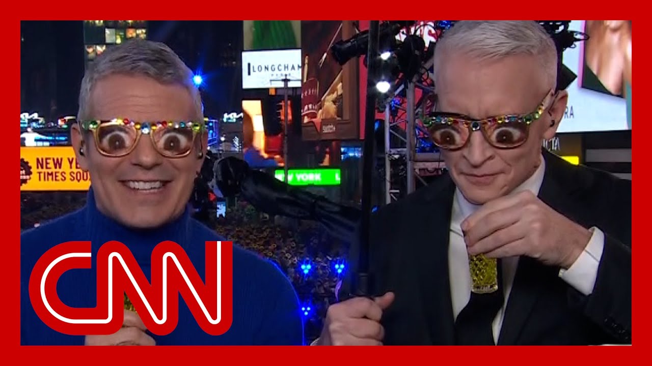 See Anderson Cooper and Andy Cohen take shots of mystery liquid