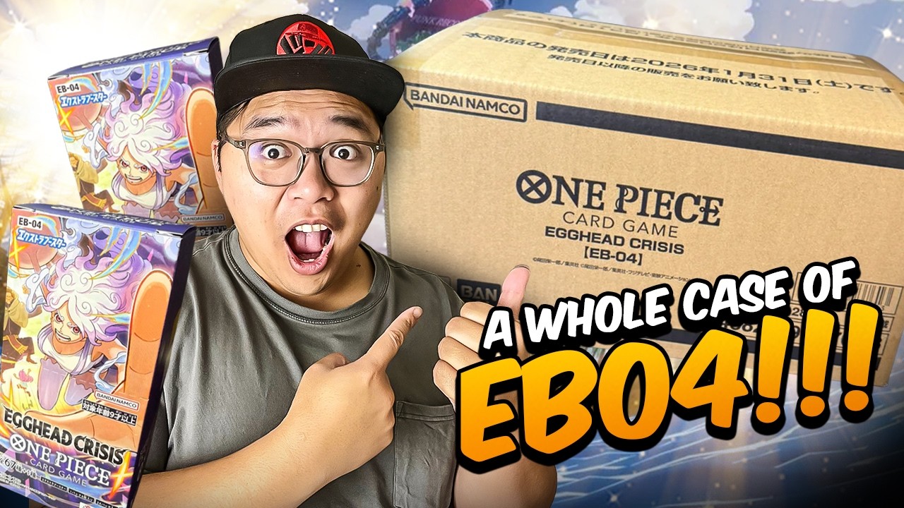 I PULLED MY CHASE! Opening a Case Booster Box of EB 04: Egghead Crisis - One Piece TCG