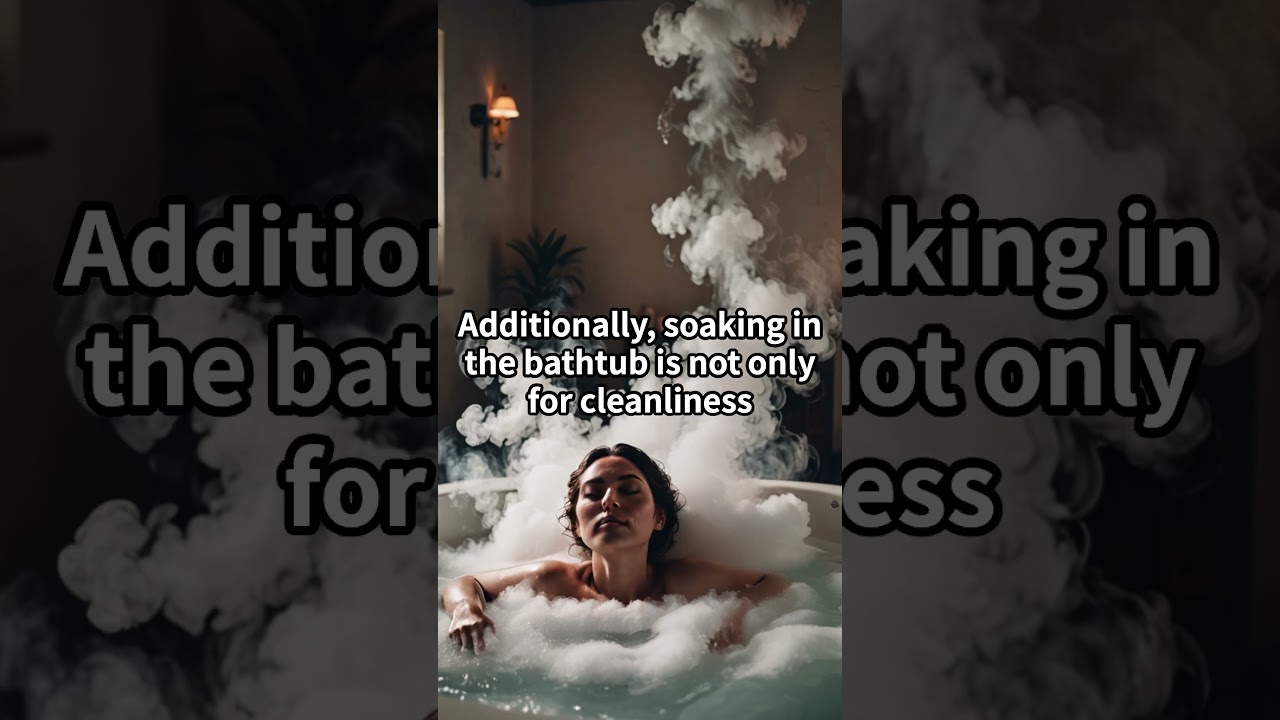 Why do Japanese people bathe in the bathtub after washing their bodies?