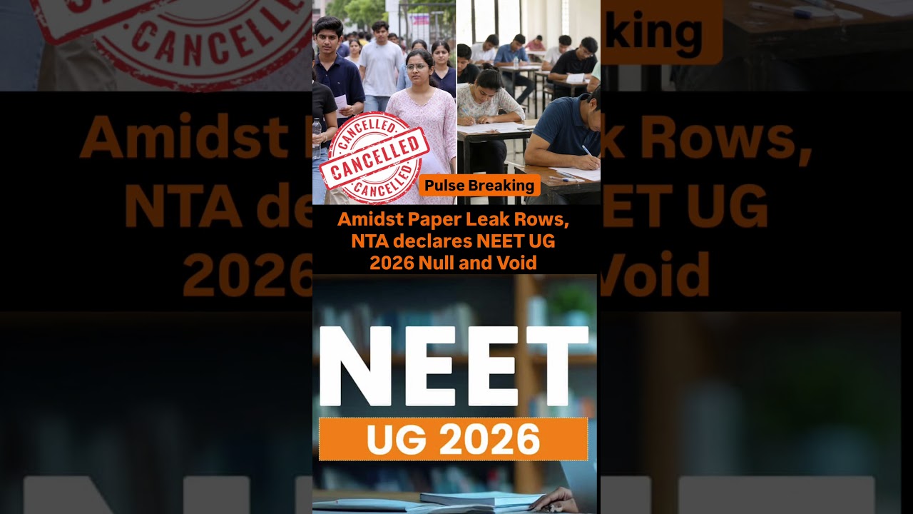NEET 2026 Cancelled? 😳 | Paper Leak Shock ⚠️ | 23 Lakh Students Affected 💔Re-Exam Confirmed? 😖|#neet