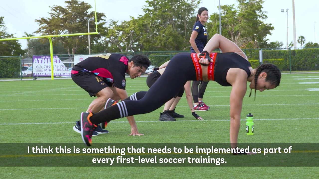 Miami United FC Soccer Team tries STRONG by Zumba® camera iphone 8 plus apk