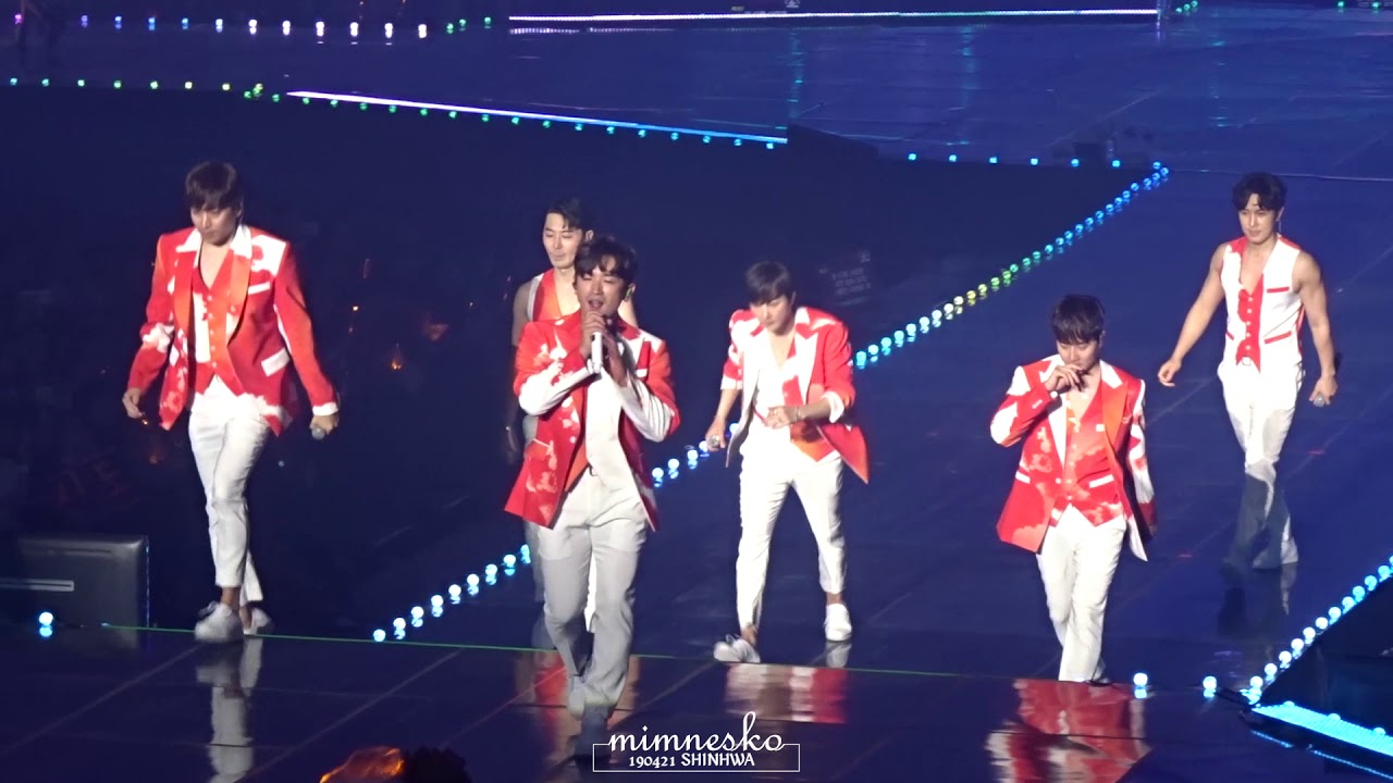 190421 - SHINHWA - Stay, Welcome 앞부분