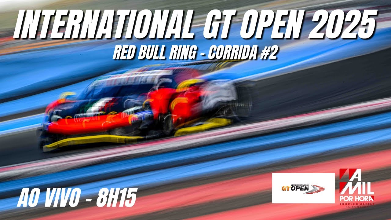 🟪 INTERNATIONAL GT OPEN 2025 | RED BULL RING - 2ª CORRIDA | AO VIVO E COM IMAGENS