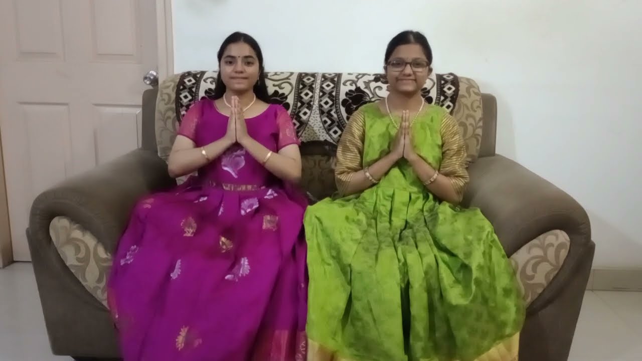 DHARMAVARAM SISTERS Mahathi  Pranati singing RAMASHTAKAM