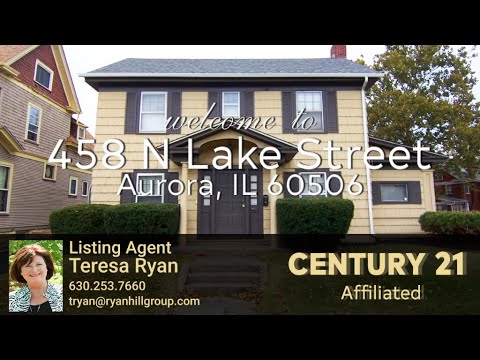 458 N Lake Street, Aurora, IL home video tour
