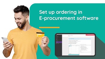 Set up ordering in E-procurement software