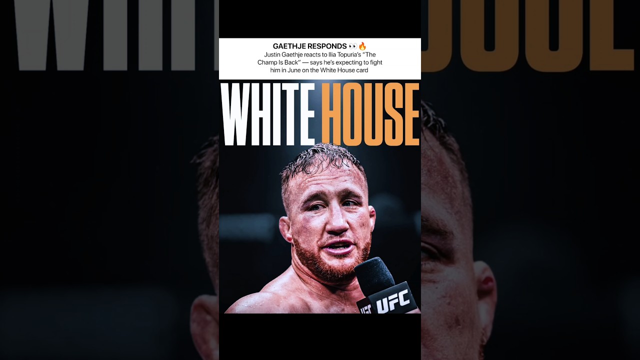 Justin Gaethje REACTS to Ilia Topuria: "The Champ Is Back!"