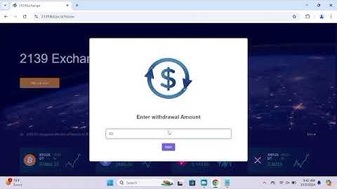 2139 Exchange Withdrawal update how to successfully withdraw your assets from the website 