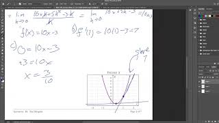 Math 181 2.1 and 2.2