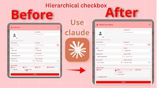 Turn Normal Checkbox into Hierarchical Checkbox using AI (Claude) | Rednivar Cloud