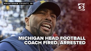 Former Michigan football coach Sherrone Moore jailed, hours after his firing
