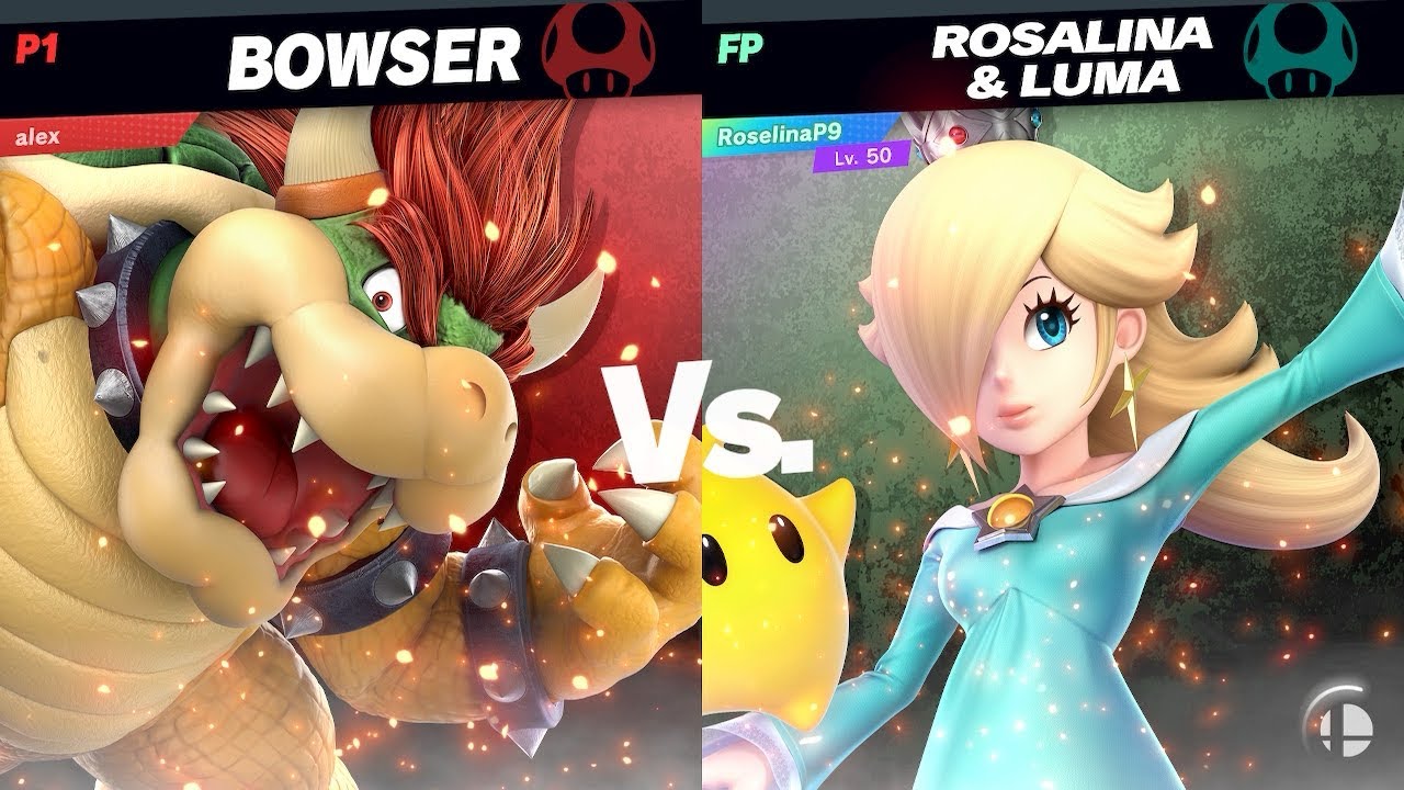 Super Smash Bros Ultimate Bowser Vs Rosalina Youtube 