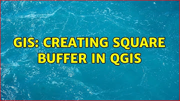 GIS: Creating square buffer in qgis (2 Solutions!!)
