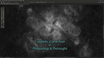Cosmetic Correction using Photoshop and PixInsight.