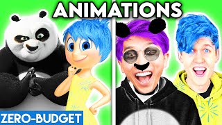 ANIMATIONS WITH ZERO BUDGET! (KUNG FU PANDA 4, DISNEY, PIXAR, INCREDIBLES, INSIDE OUT, \& MORE)