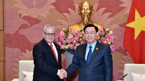 Chủ tịch Quốc hội Vương Đình Huệ tiếp Tổng Thư ký Quốc hội và Hội đồng Nhà nước Cuba