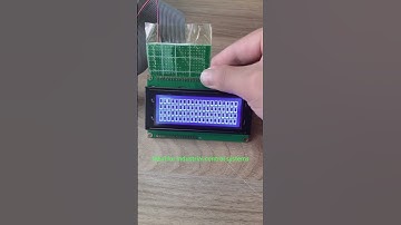 2004 Character dot matrix LCD module, blue. #electronic