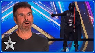 DARTH VADER showcases his hidden talent! | Auditions | BGT 2023