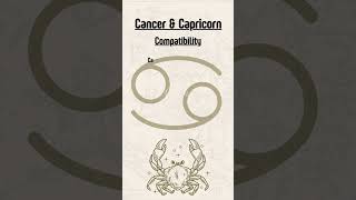 Cancer & Capricorn Compatibility #cancer #cancerian #cancerzodiac #cancerhoroscope #cancertarot