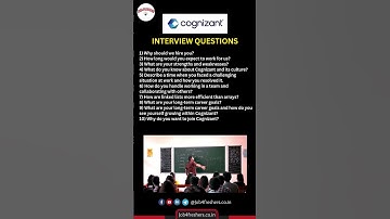 Here are top Cognizant Interview Questions #cognizant #interviewtips #interviewquestions #interview