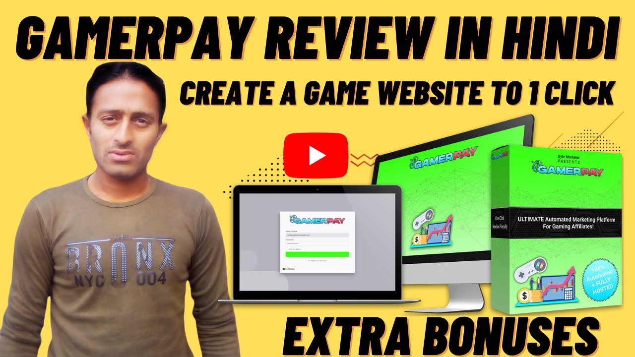 Gamerpay Review In Hindi ⚠️ WARNING ⚠️ DON'T GET THIS WITHOUT MY CUSTOM BONUSES 📺 Warriorplus