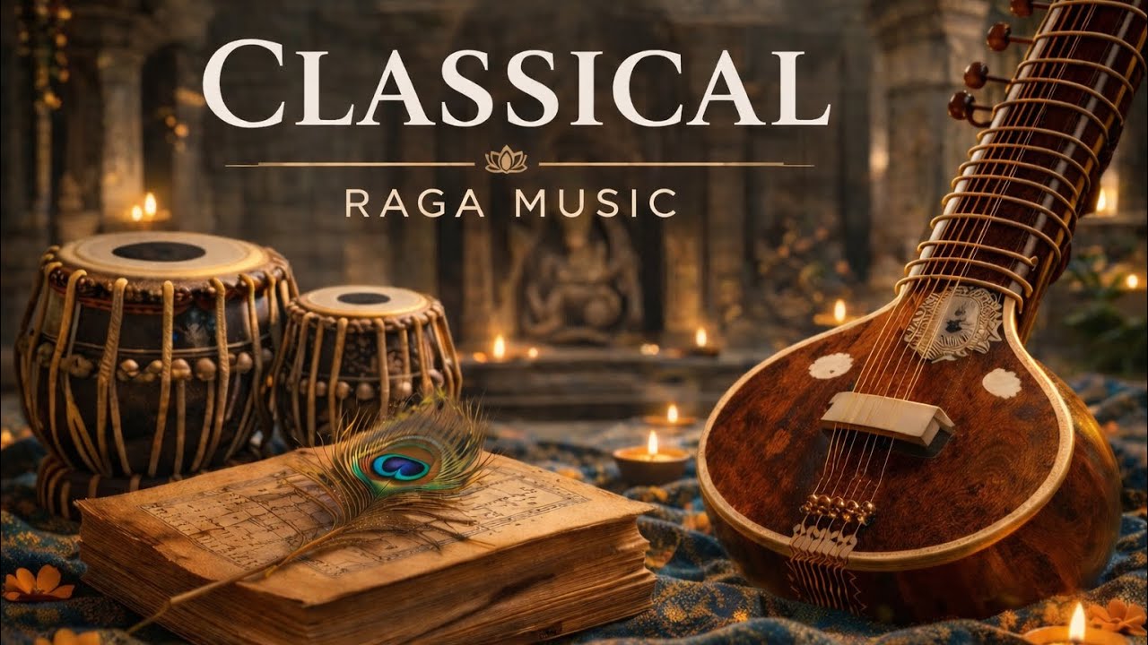 Relaxing Classical Raga Music | Peaceful Indian Instrumental for ...