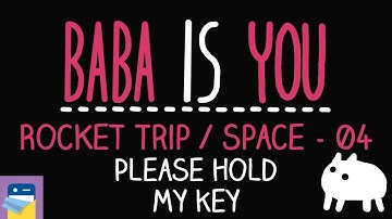 Baba Is You: Please Hold My Key - Rocket Trip / Space Level 04 Walkthrough (by Hempuli)