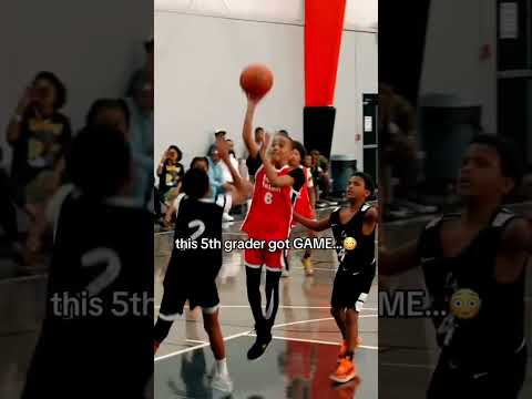 Best 5th grader in the nation … 👀 #basketball #atlanta #viralvideo