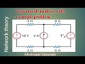 Introduction to Super mesh analysis with example problem