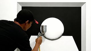 Optical Illusion 3D Wall Painting Painting On Wall