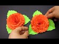 Easy Way To Make Realistic Paper Rose - Paper Flower - Paper Craft - DIY Flower