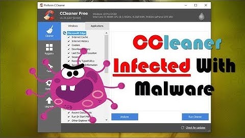 CCleaner Infected with Malware !!