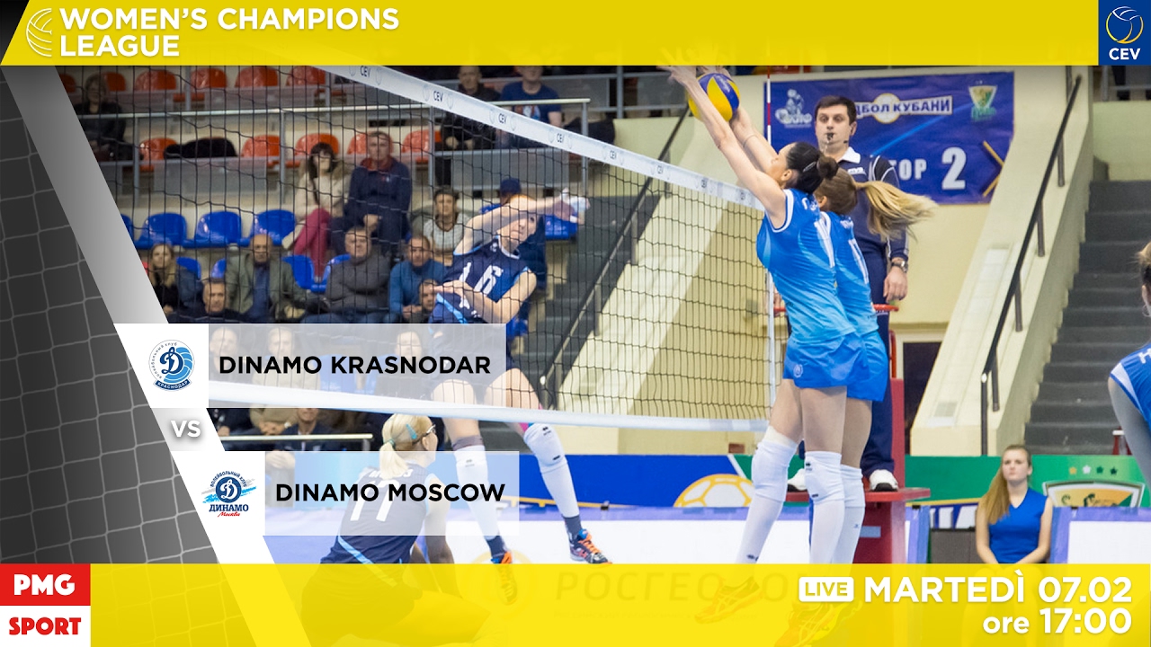 DINAMO KRASNODAR - DINAMO MOSCOW CEV Volley Women Champions League