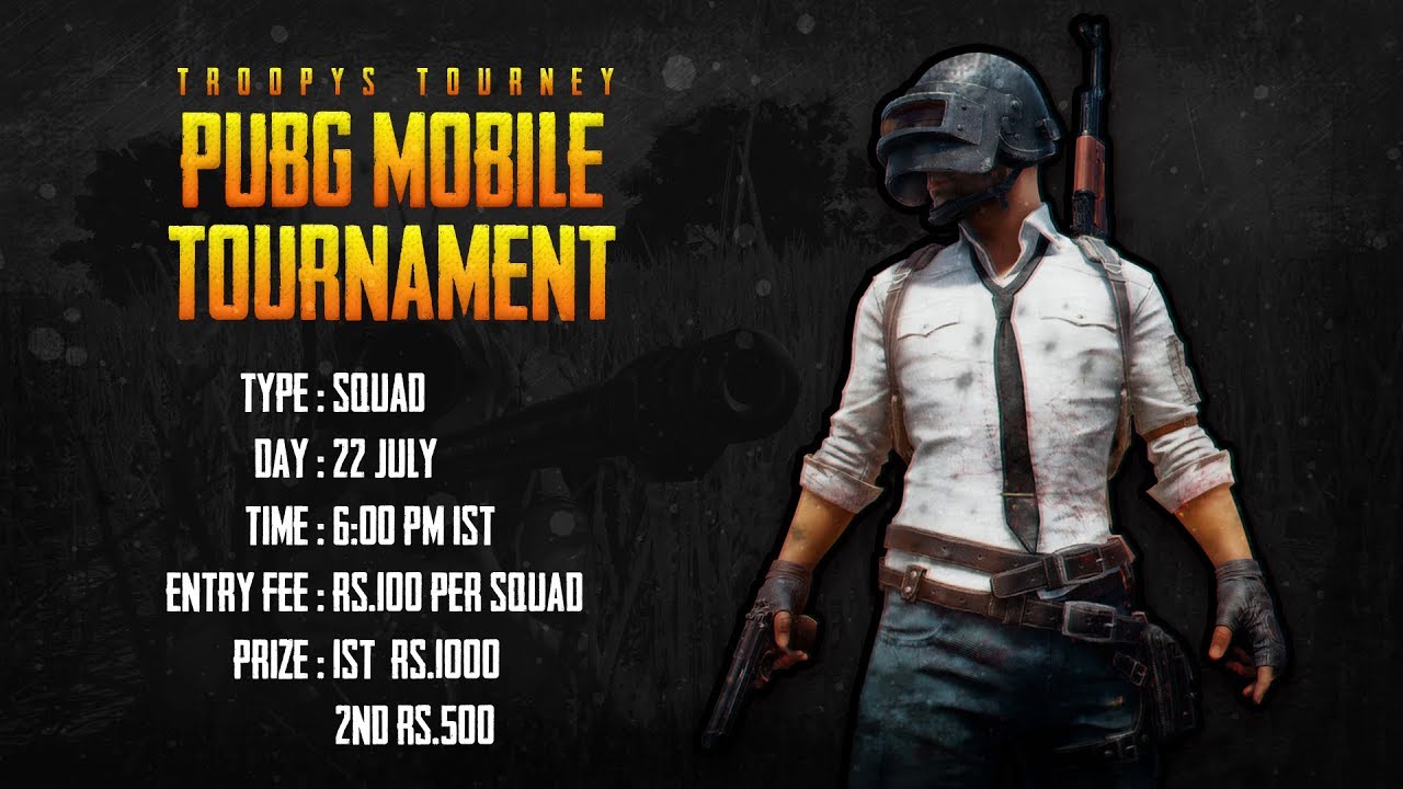 PUBG MOBILE TROOPY TOURNAMENT DETAILS - 