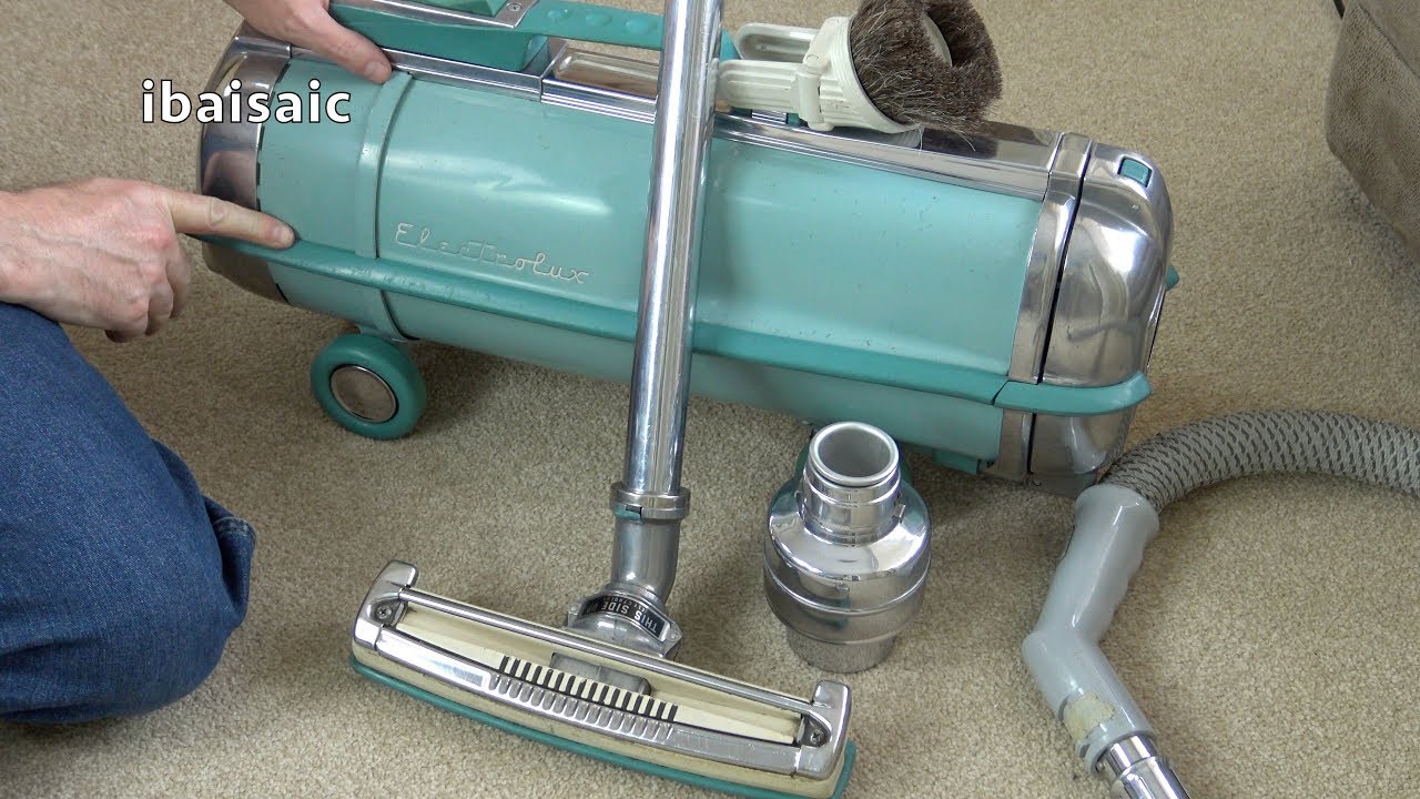 Vintage Electrolux Automatic G American Canister Vacuum Cleaner Unboxing