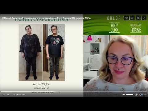Итоги марафона Боди Детокс от Нутрилайт окт 2021г - YouTube