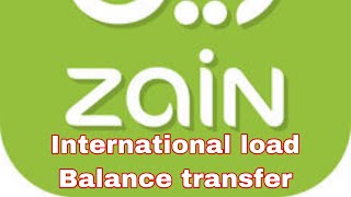 Zain Telecom International Balance Transfer...