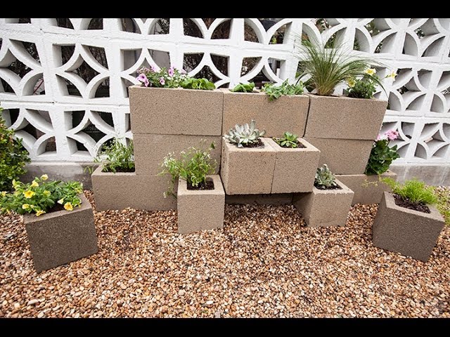 How To Build A Cinder Block Garden Wall With Justin Kasulka Youtube