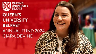 Queen's University Belfast I 2024 Annual Fund I Ciara Devine