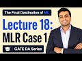 Lecture 18 Multiple Linear Regression (Case 1) | Final Destination of ML | GATE DA series