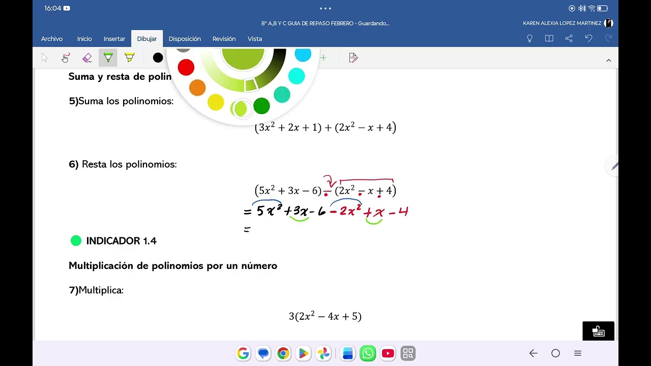 8° REPASO PARA EXAMEN DE FEBRERO 