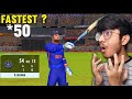 Rohit sharma fastest 50 against pakistan  rc22 gameplay 1