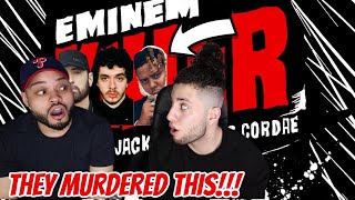 THEY KILLED THIS REMIX!| Eminem - Killer (Remix) [Official Audio] ft. Jack Harlow, Cordae (Reaction)