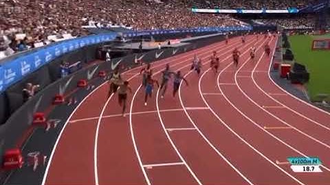 Japan 🇯🇵 win the men's 4x100m at the London Diamond League in a World Lead of 37.80s. #LondonDL